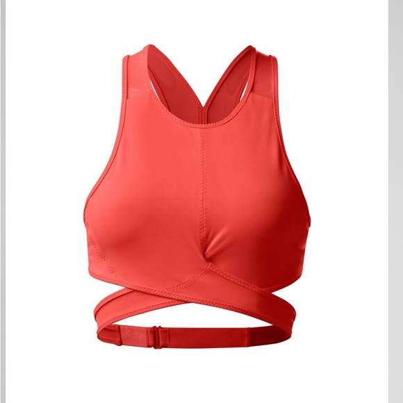 NWT Lululemon Wanderlust Yoga Haven Bra Cape Red Sz 4 - Picture 6 of 9